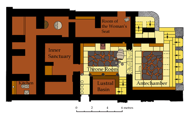 Plan of the Throne Room Suite