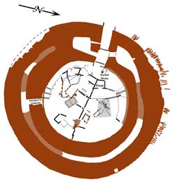 Plan of Midhowe Broch