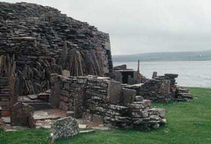 The Broch Entrance from the North