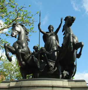 Statue of Boudicca on the Thames Embankment