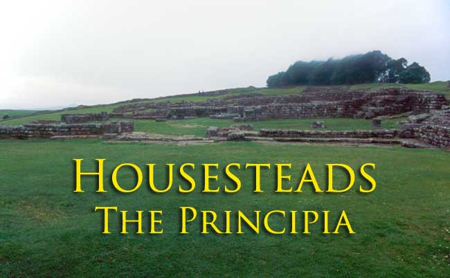 Housesteads. The Principia