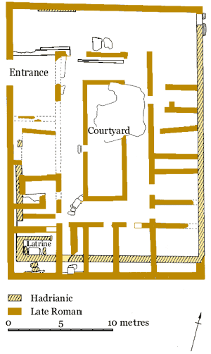 Plan of the Valetudinarium at Housesteads