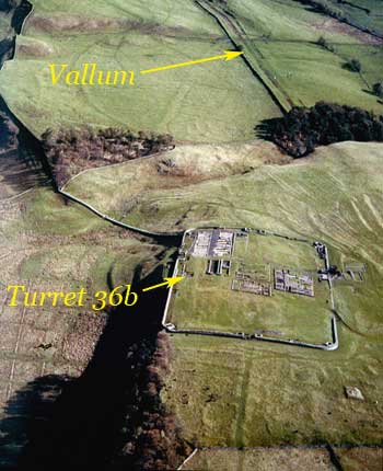 Aerial of Housesteads