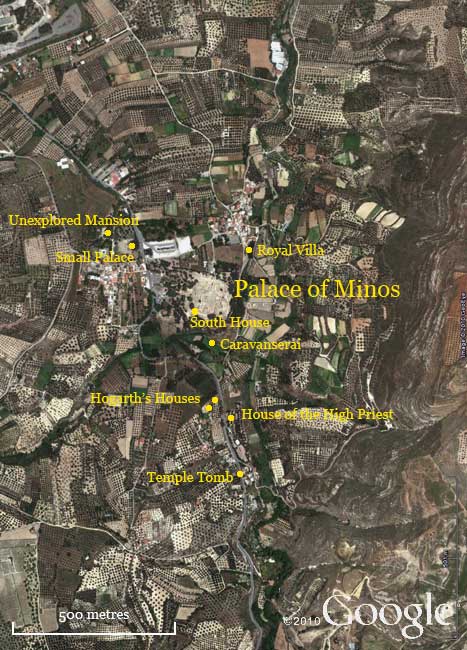 GoogleEarth View of Knossos & Vicinity