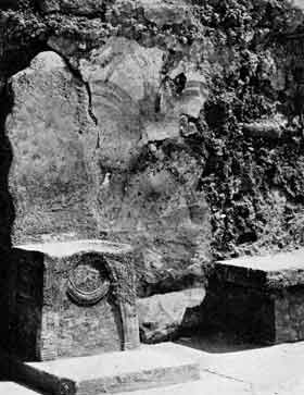 The Throne as excavated