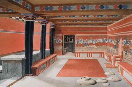 Reconstruction of the Throne Room