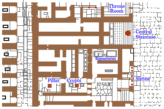 Plan of the Cult Rooms in the West Wing