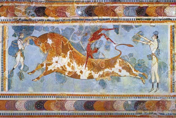 Bull-leaping Fresco