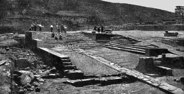 Theatral Area after Excavations looking East
