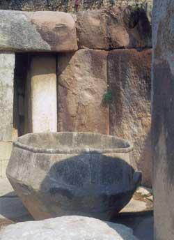 Stone Bowl in Apse 10