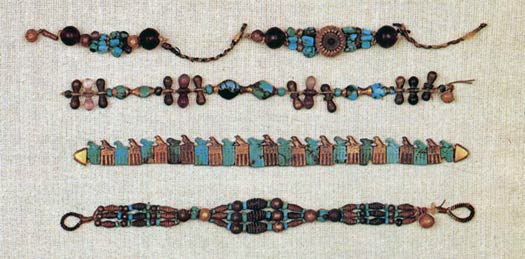Jewellery from the Tomb of Den