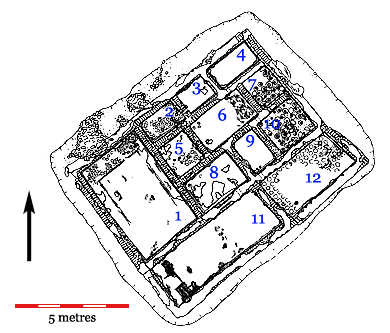 Plan of Tomb U-j