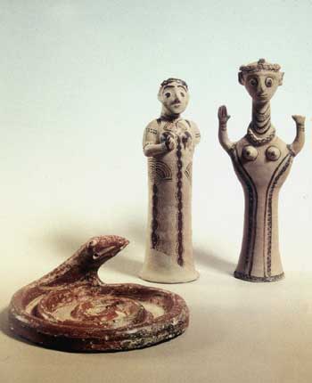 Terracotta Figures from the Room of Idols