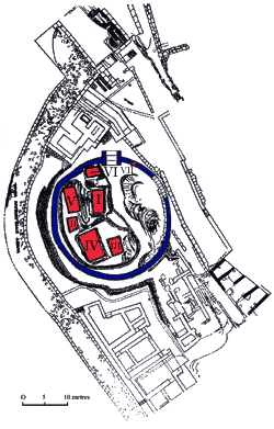 Mycenae. Plan of Circle A