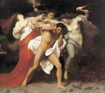 Orestes Pursued by the Furies.William-Adolphe Bouguereau