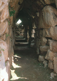 Tiryns.Interior of the Eastern Casemates