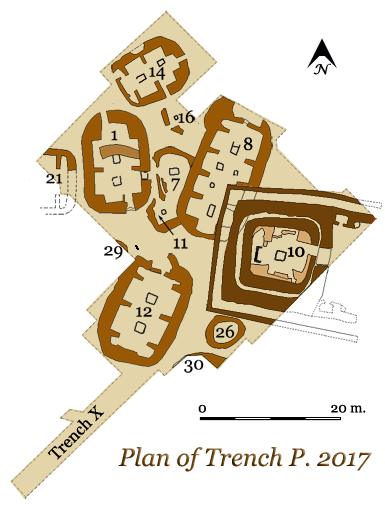 Plan of Trench P