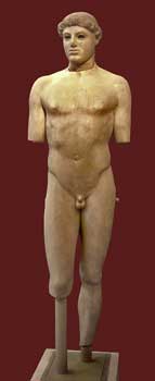 Kouros statue known as Kritios Boy (photo by Ricardo Frantz)