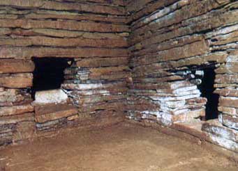 Interior of Cuween Hill tomb