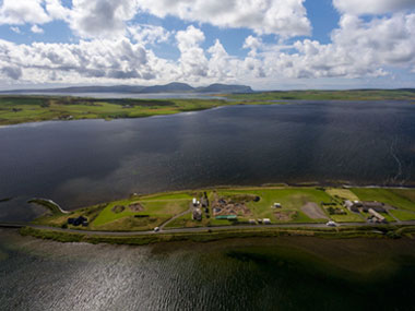 Ness of Brodgar from the air
