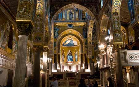 Interior of La Cappella Normanni