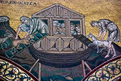 Noah loading the Ark