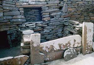 Skara Brae. Stone bed from House 1