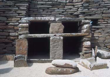 Skara Brae. Stone Dresser in House 1