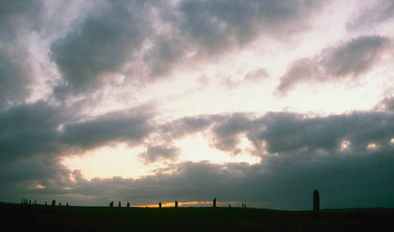 Ring of Brodgar from the Comet Stone