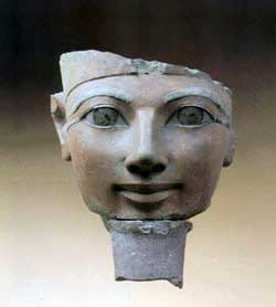 Deir el-Bahri. Fragment of a Statue of Hatshepsut