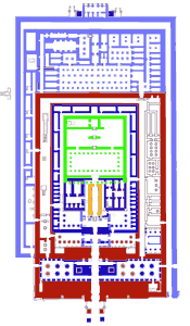 Plan of the Ipet-esut. Phases of Construction