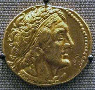 Gold coin of Ptolemy I