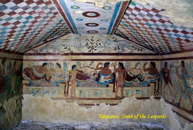 Tarquinia.Tomb of the Leopards