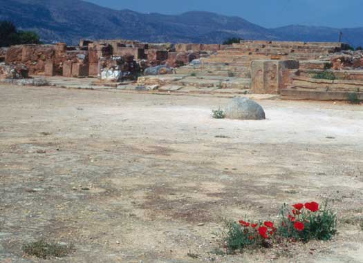 View of the Central Court of the Palace at Mallia