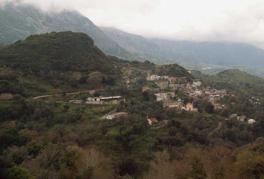 The Village of Meronas in the White Mountains