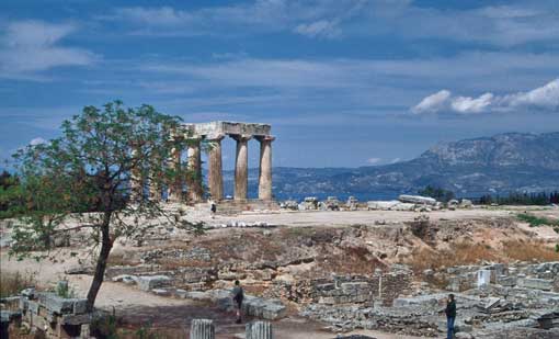 Corinth. The Temple of Apollo