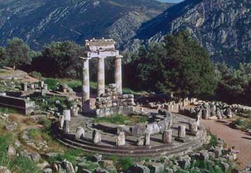 Sanctuary of Athena Pronaos at Delphi