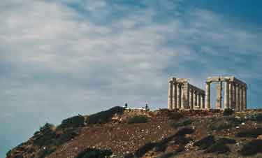 Sounion. The Temple of Poseidon