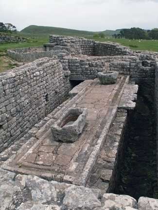 Roman Latrines at Housesteads Fort