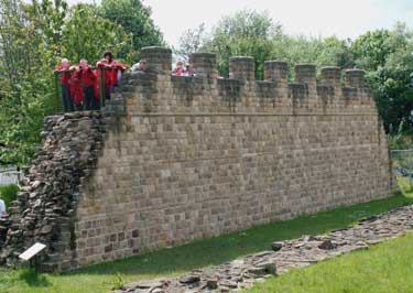 Stretch of Reconstructed Wall at Wallsend