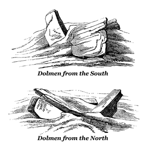 The remains of the 'dolmen'